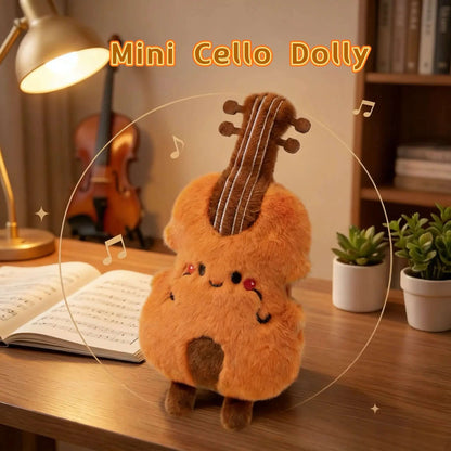 E.A.M.A Genitore Figlio | Mini Cello Dolly 大提琴娃娃：傳奇名琴靈感的溫柔守候（限量原創陪伴禮物） E.A.M.A. Genitore Figlio 手工娃娃  E.A.M.A Genitore Figlio